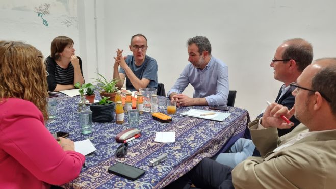 Pablo Bellido y Alberto Rojo proponen al Rincón Lento “la coparticipación” en proyectos de sostenibilidad para Guadalajara