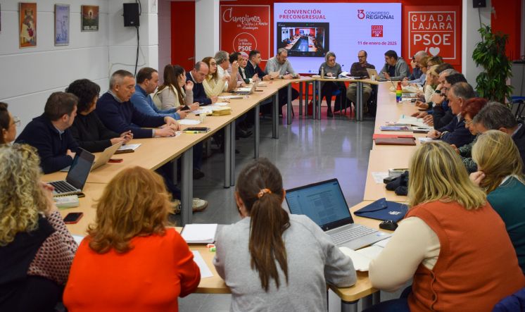 PSOE Guadalajara elevará cerca de 90 enmiendas al próximo Congreso regional que apuestan por el desarrollo de nuestra provincia y la mejora de sus servicios públicos